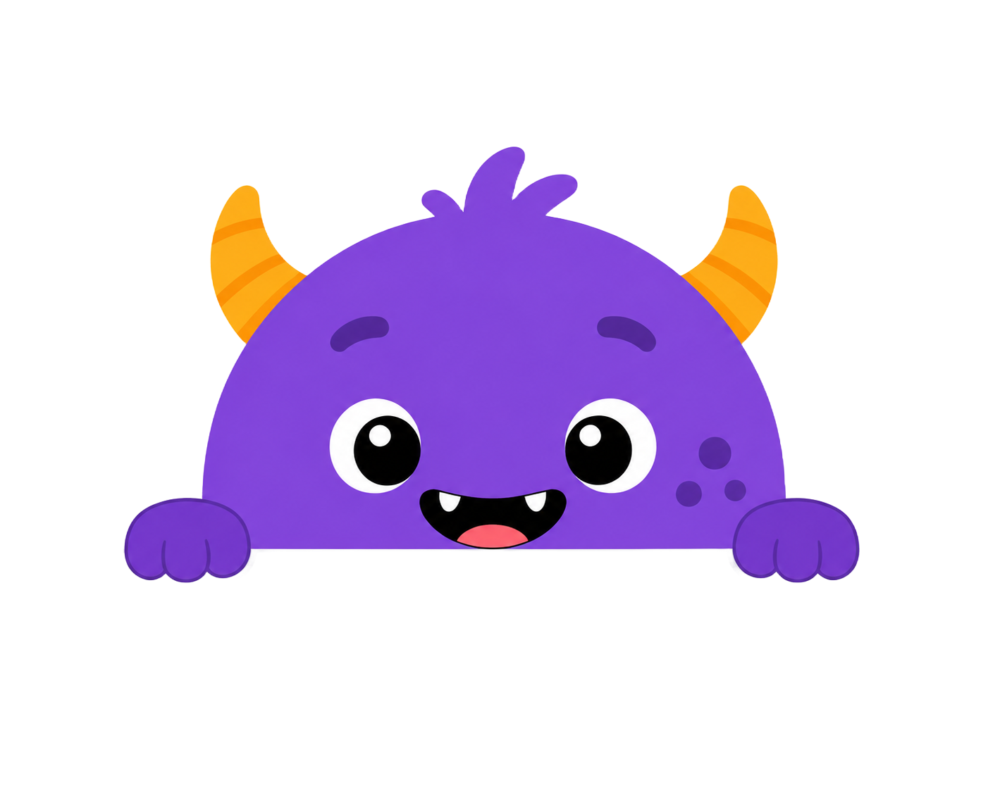 The ImportThing monster peeking over the top of the card